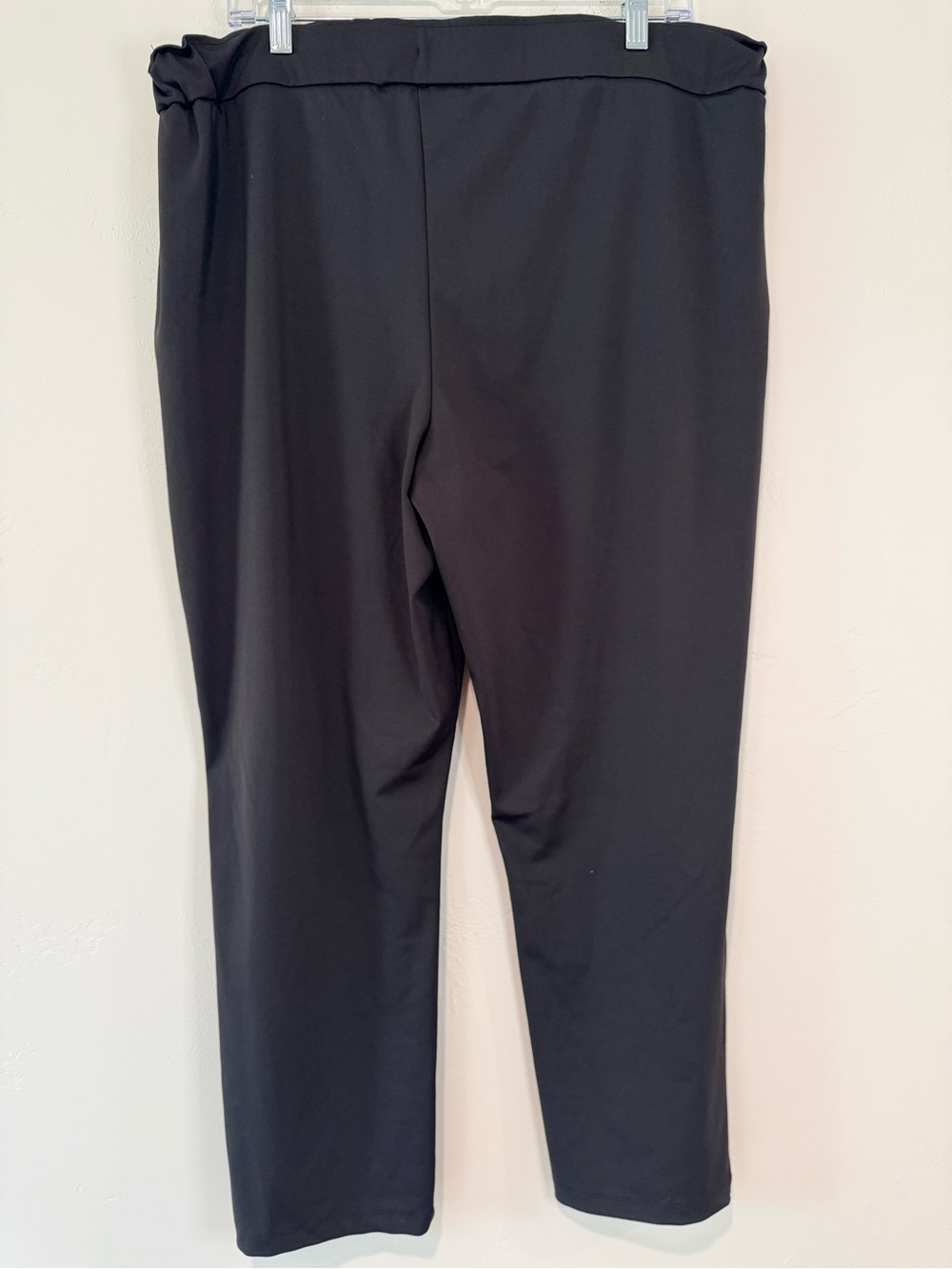 Maison d’Amélie Paris Black Pull On Travel Pants XL Stretch Elastic Waist - Picture 3 of 7